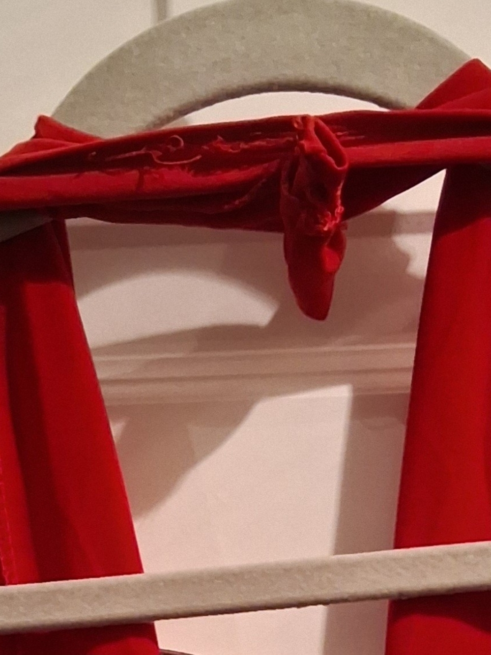 Sabora Dress Red With Ruching - Picture 14 of 16